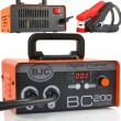 Invertora akumulatora lādētājs ar starta fukciju un regulējamu uzlādes strāvu BC200 BJC M82496